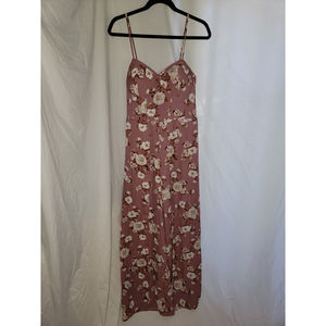 Pink Jumpsuit Dress Ladies Large